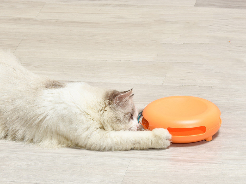 Pet Funny Cat Turntable, Cat Snacks, Food Utensils, Sound Toys